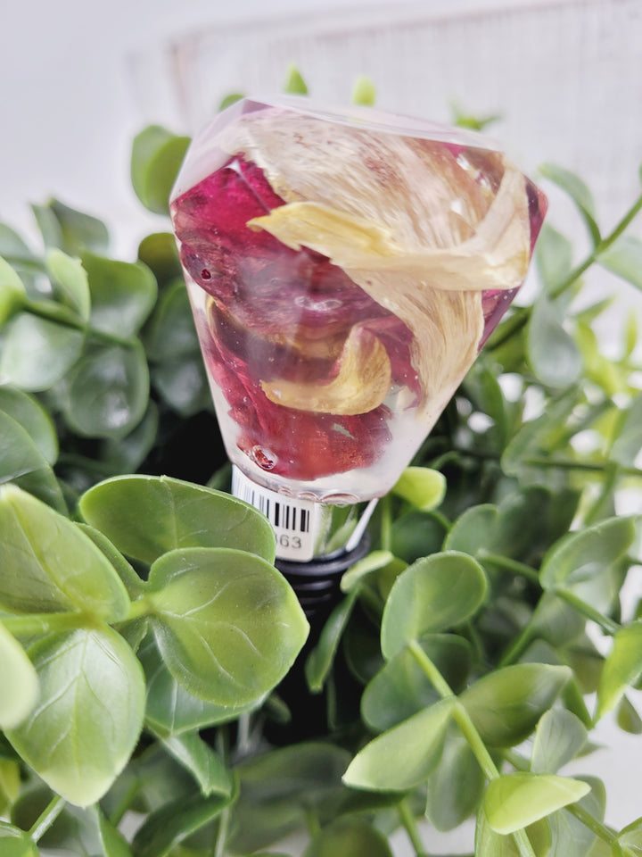 Little Pretty Designs, Floral Resin Bottle Stoppers