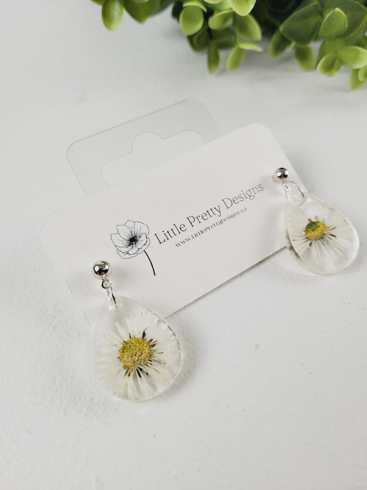 Little Pretty Designs, Pressed Flower Earrings
