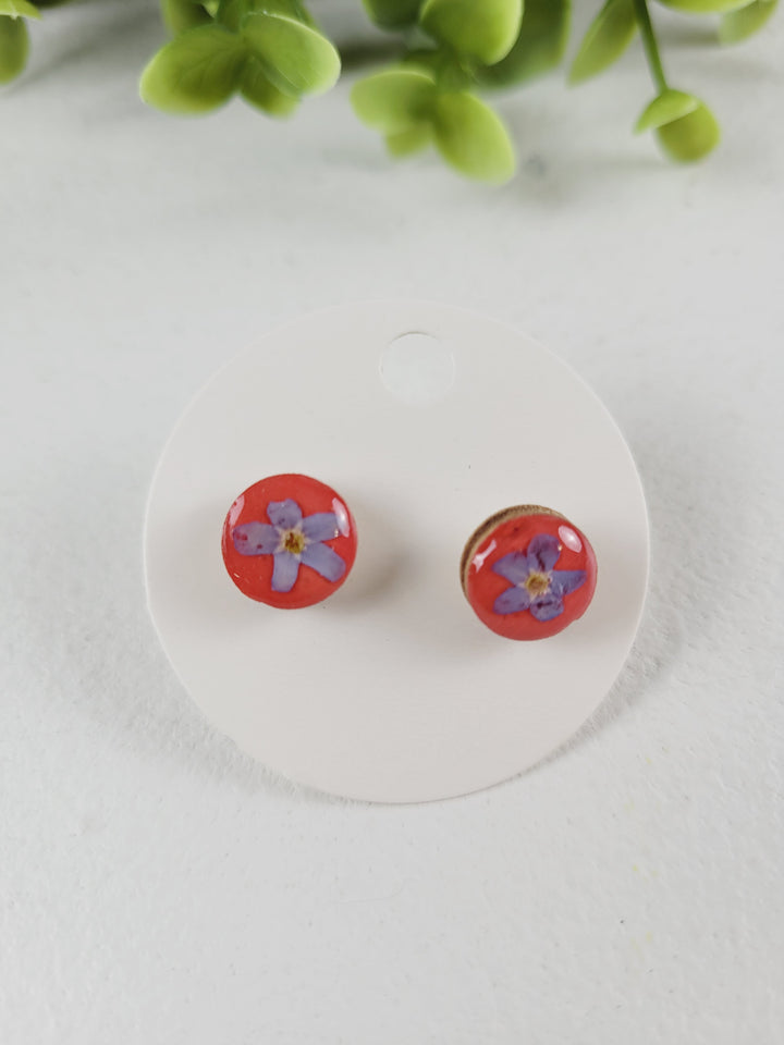 Little Pretty Designs, Pressed Flower Earrings