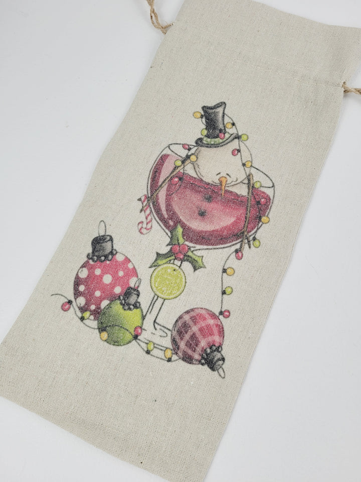 Lindsay's Creations, Burlap Wine Gift Bags