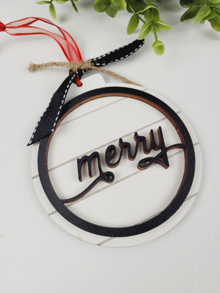 Rough Cut Dezigns, Farmhouse Style Wooden Ornaments