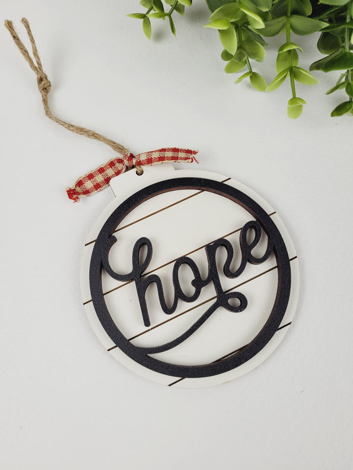 Rough Cut Dezigns, Farmhouse Style Wooden Ornaments