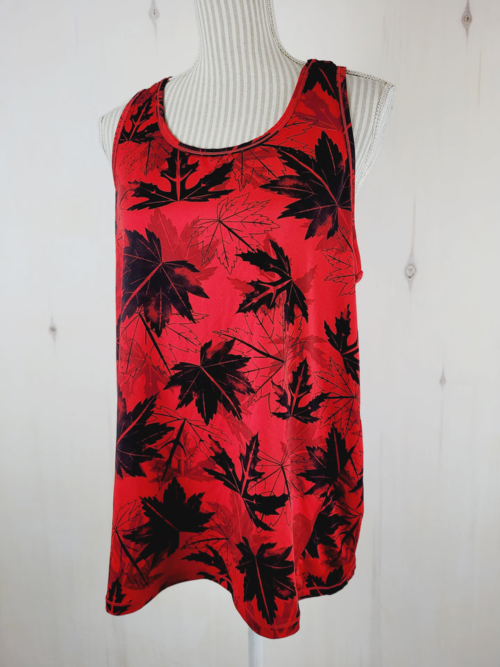 EH! MAPLE LEAF ATHLETIC TANK LADIES LARGE PRE-LOVED