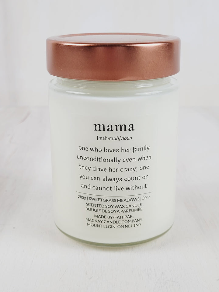 Mackay Candle Company, Definition Candles - Mama