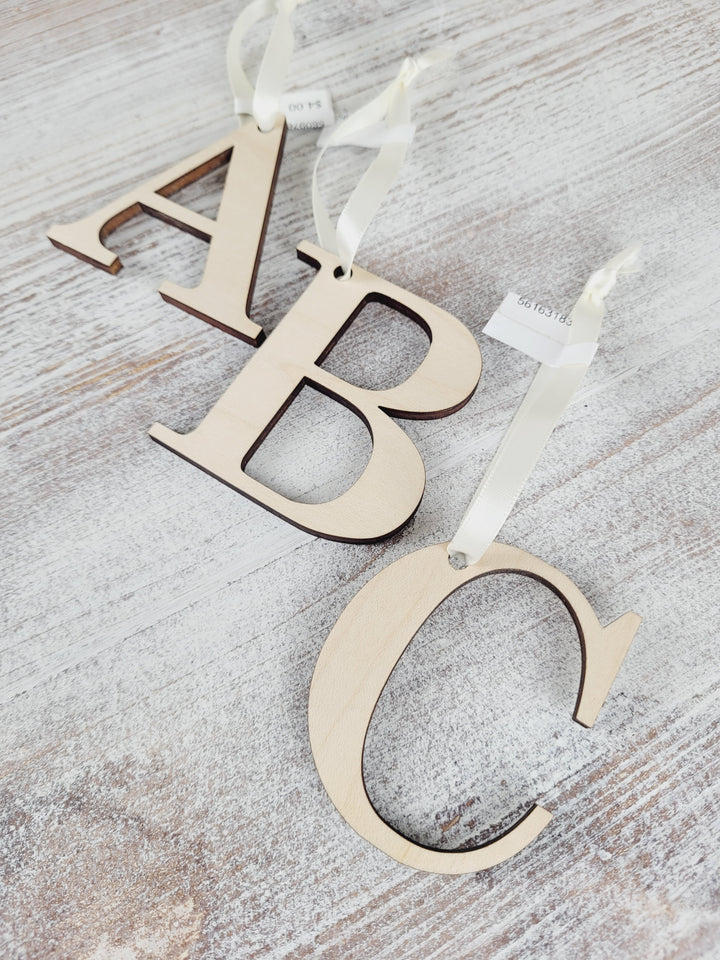 Rough Cut Dezigns, Monogram Gift Tags & Ornaments