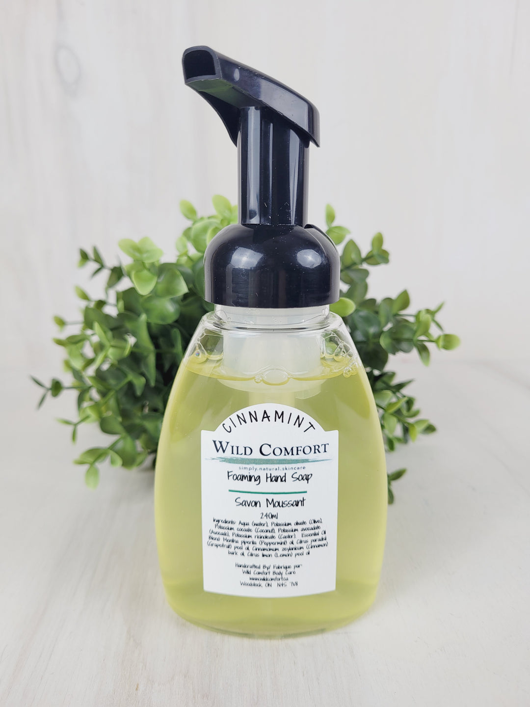 Wild Comfort Body Care, Natural Foaming Hand Soap