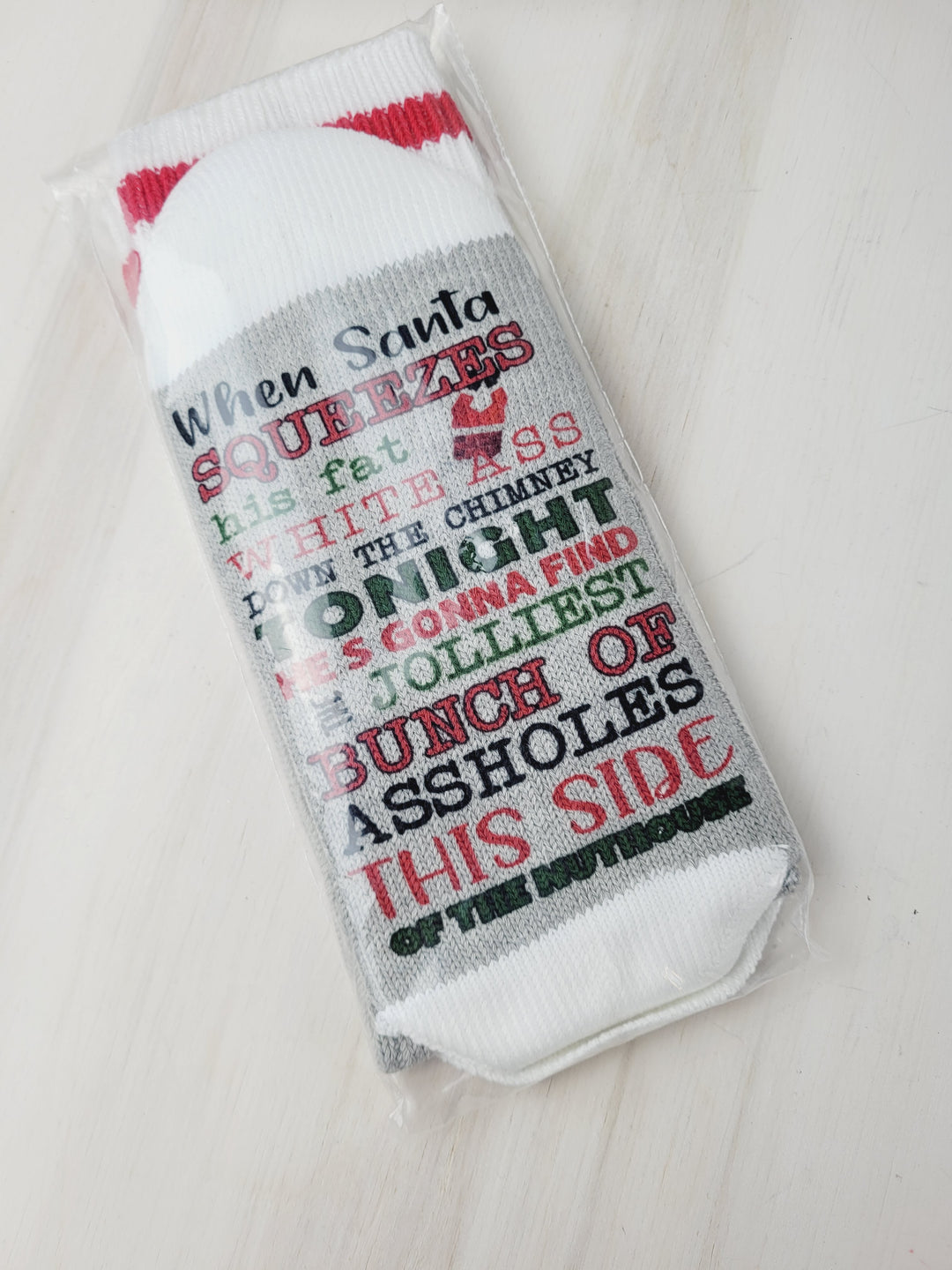 Lindsay's Creations, Holiday "If You Can Read This.." Socks