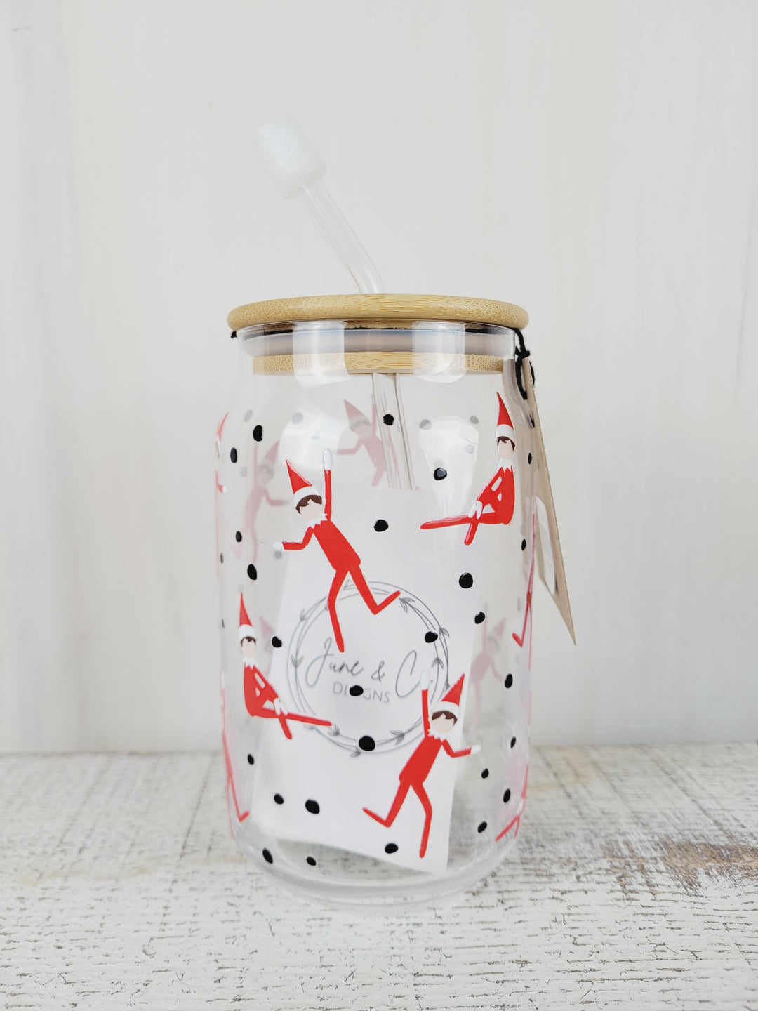 June & Co. Designs, Holiday Glass Drinkware