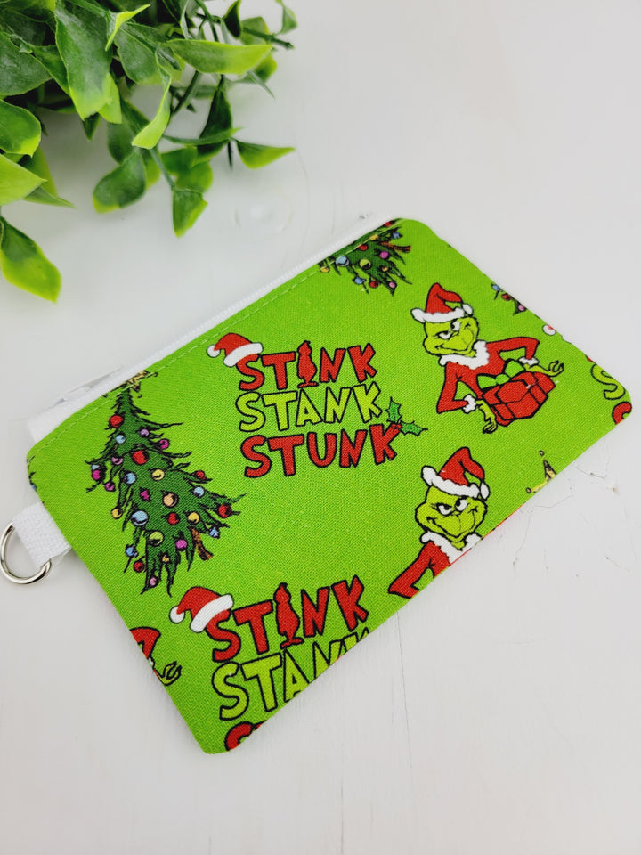 Izzyrai Handmade, Holiday Fabric Coin Purses