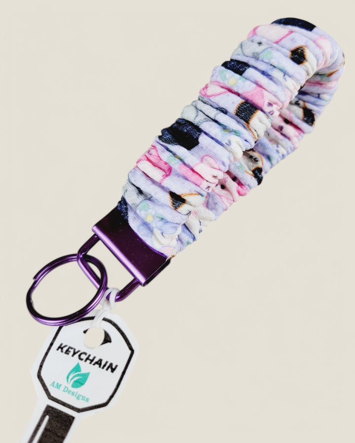 AM Designs, Keychain Scrunchie Fob