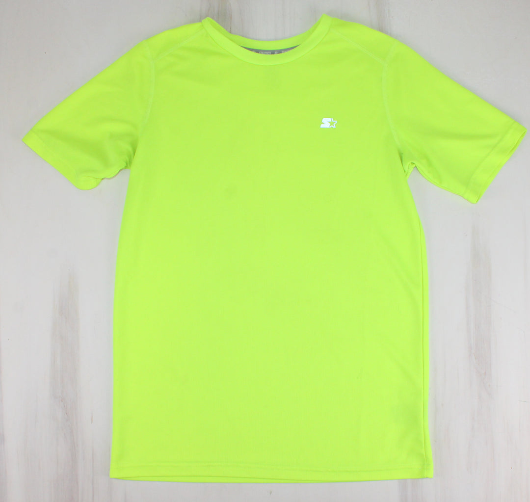 STARTER NEON YELLOW ATHLETIC TOP TEEN XL PRE-LOVED
