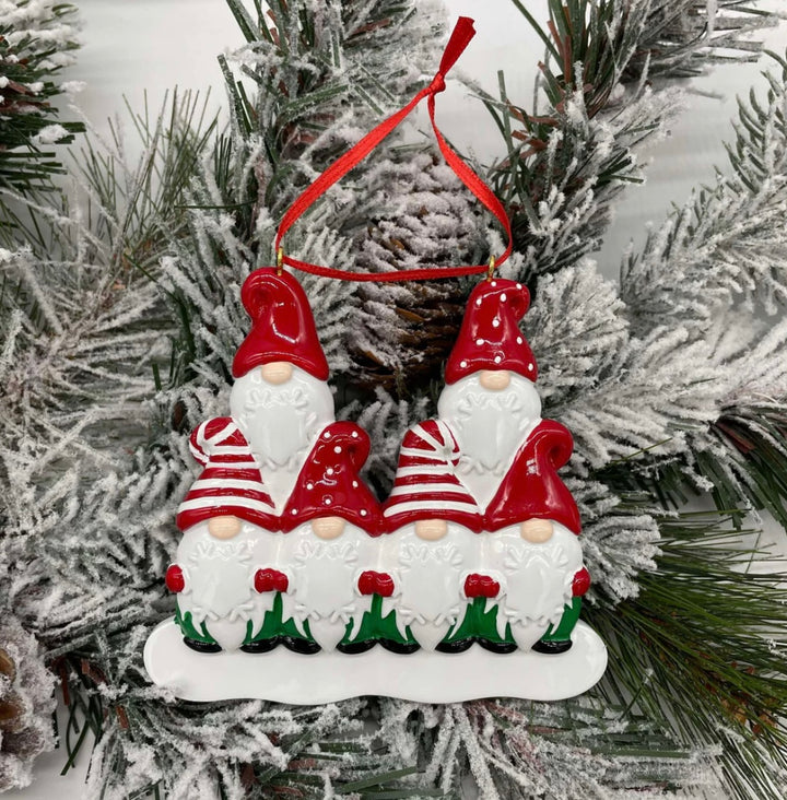 Lindsay's Creations, Ceramic Personalized Ornaments - Gnomes