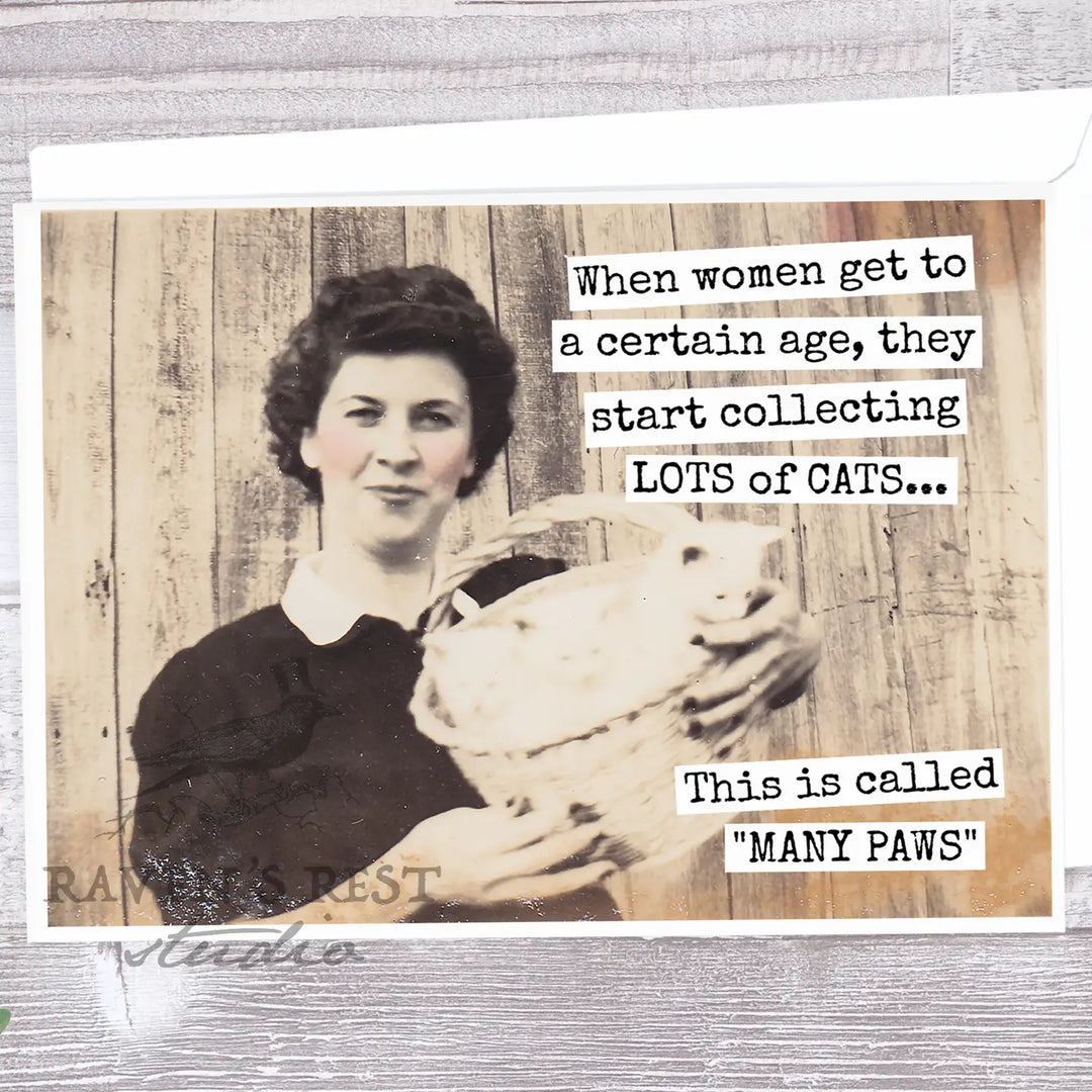 Raven's Rest Studio, Vintage Edgy Everyday Greeting Cards