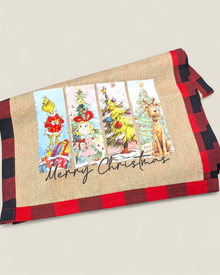 Lindsay's Creations, Buffalo Plaid Reversible Holiday Table Runners