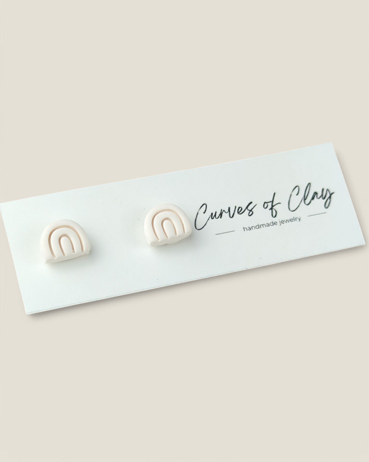 Curves of Clay, Everyday Stud Earrings