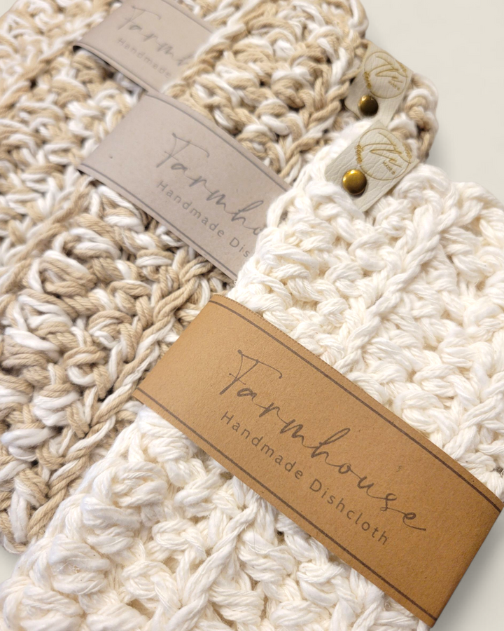 TLC Made, Farmhouse Crochet Dishcloths
