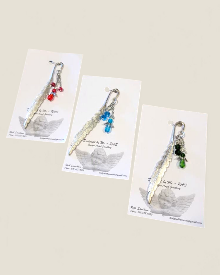 Designed By Me - RAS, Angel & Feather Bookmarks