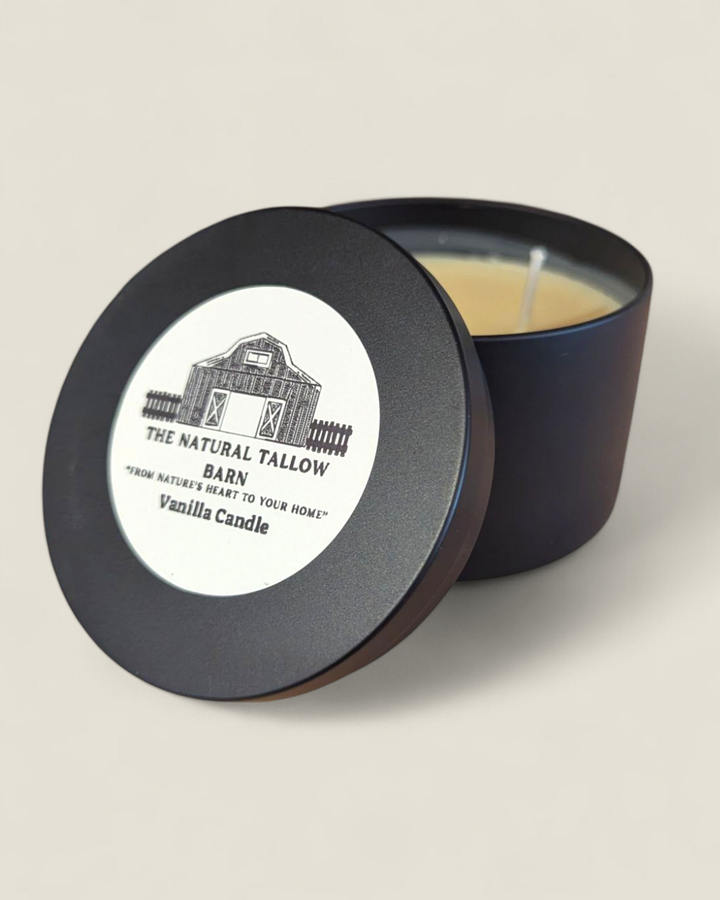 The Natural Tallow Barn, Tallow Based Vanilla Candle