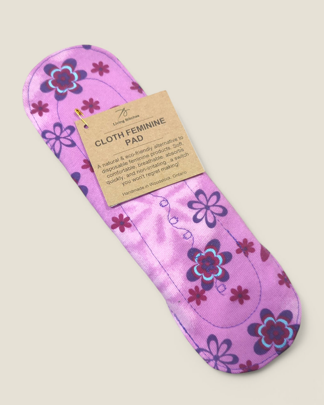 Living Stitches, Reusable Cloth Feminine Pads (Various Sizes)