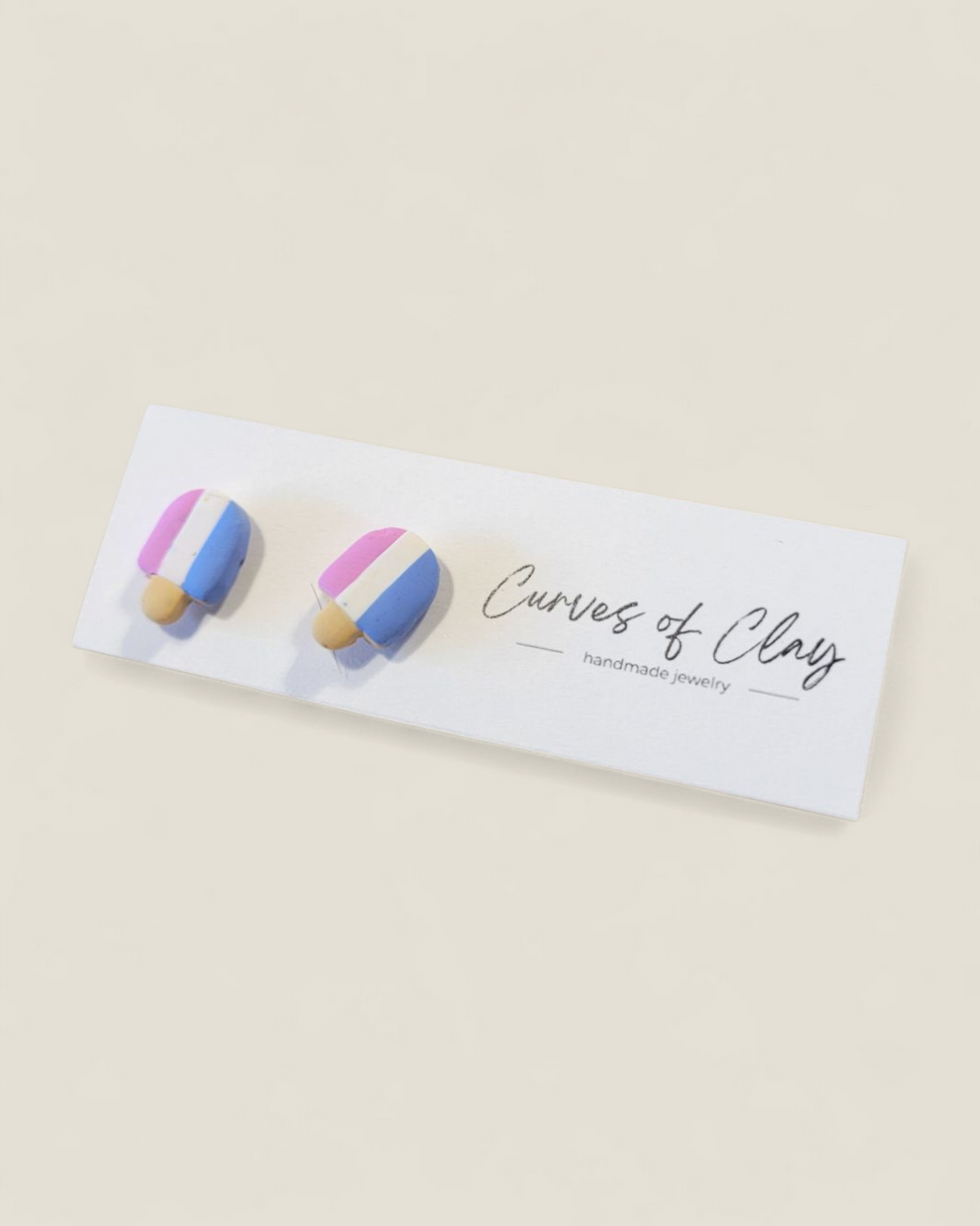 Curves of Clay, Everyday Stud Earrings