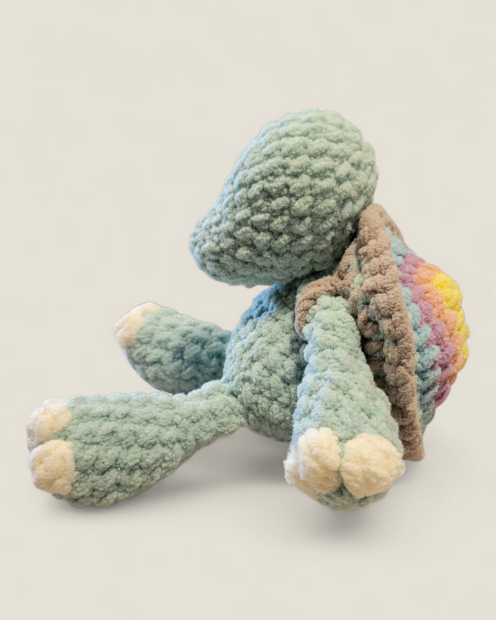 Ginger Made By Jenn, Crochet Turtle Plush