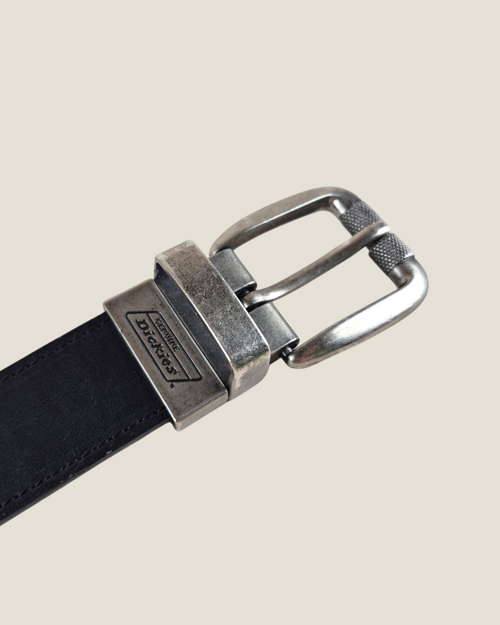 Pre-Loved Dickies Black Leather Belt Ladies 26-28 | Betty’s Marketplace
