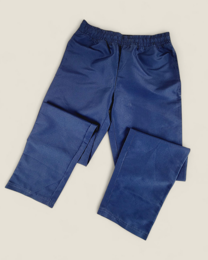 SIMPLY FIT ATHLETICS NAVY SPALSH PANTS YOUTH MEDIUM PRE-LOVED