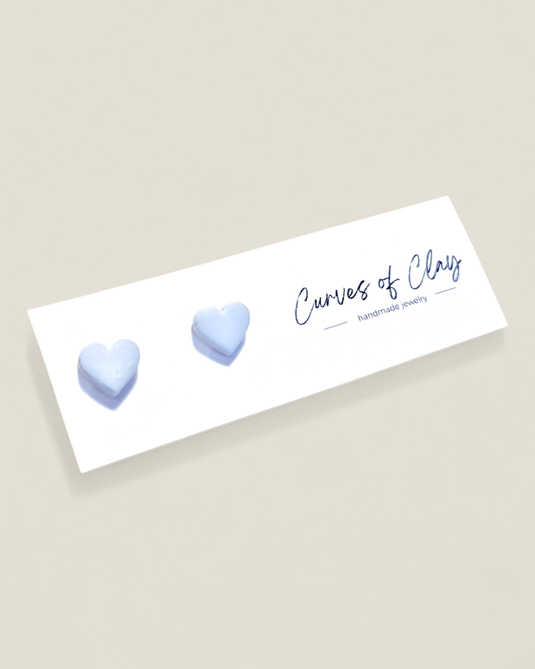 Curves of Clay, Valentine & Love Inspired Stud Earrings