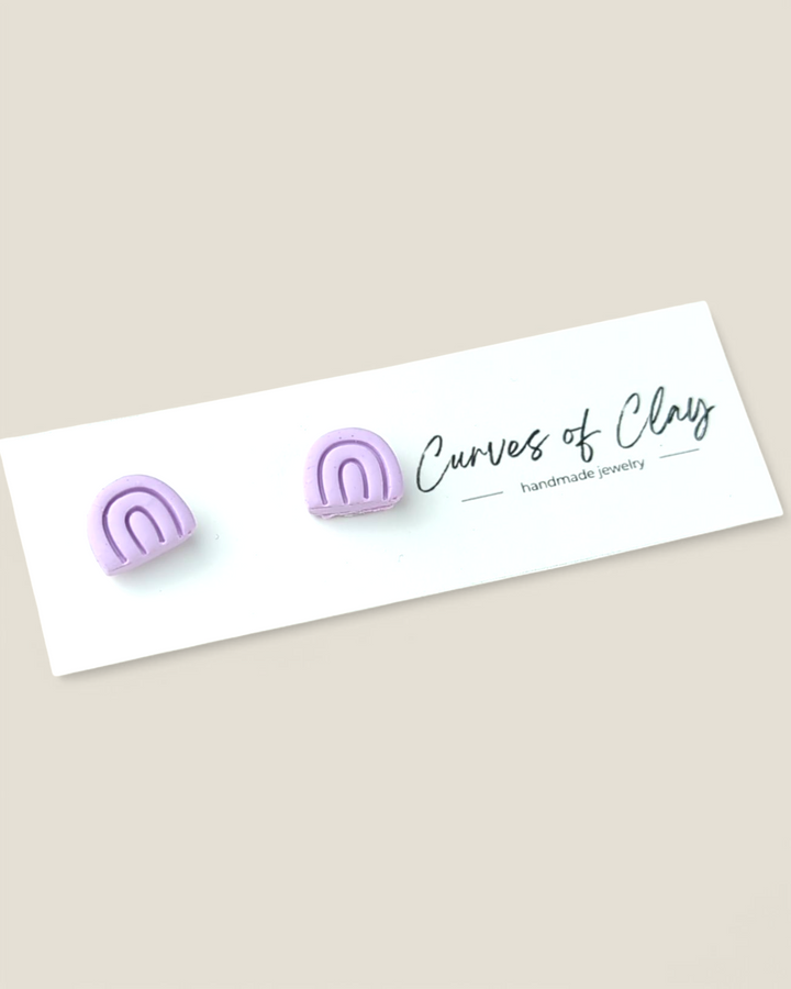 Curves of Clay, Everyday Stud Earrings