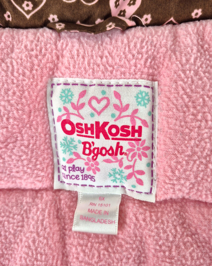 Pre-Loved Osh Kosh Puffer Vest Girls 6Y | Betty’s Marketplace