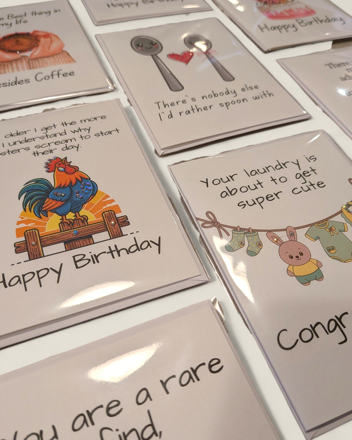 Kat N Drew Cards, Bedazzled Greeting Cards