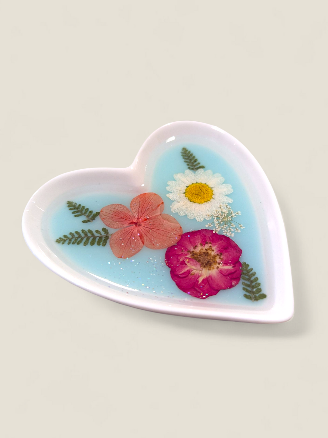 Kristi Scott Art, Pressed Flower Ring Bowls & Dishes