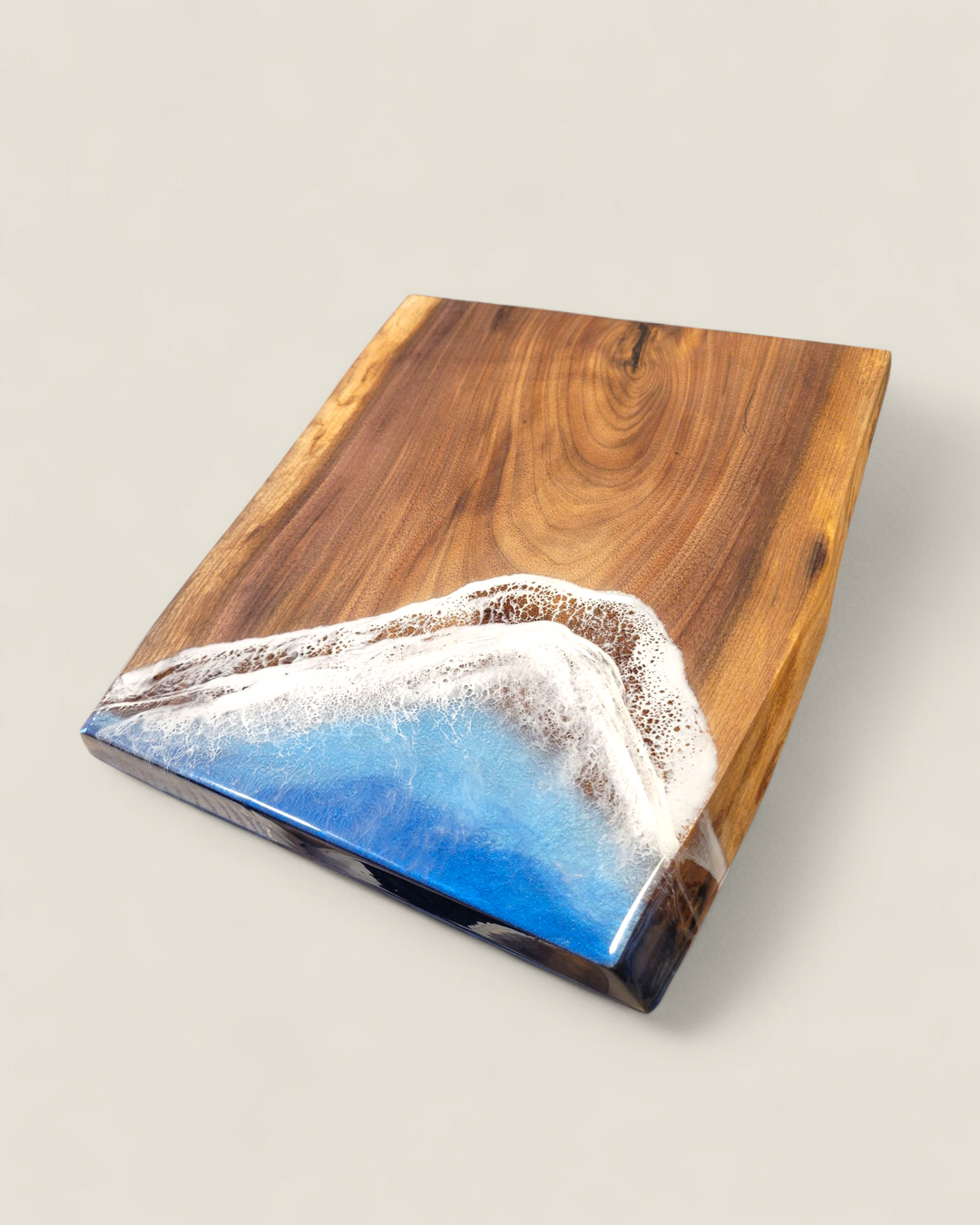 Kristi Scott Art, Resin Shoreline Charcuterie Boards