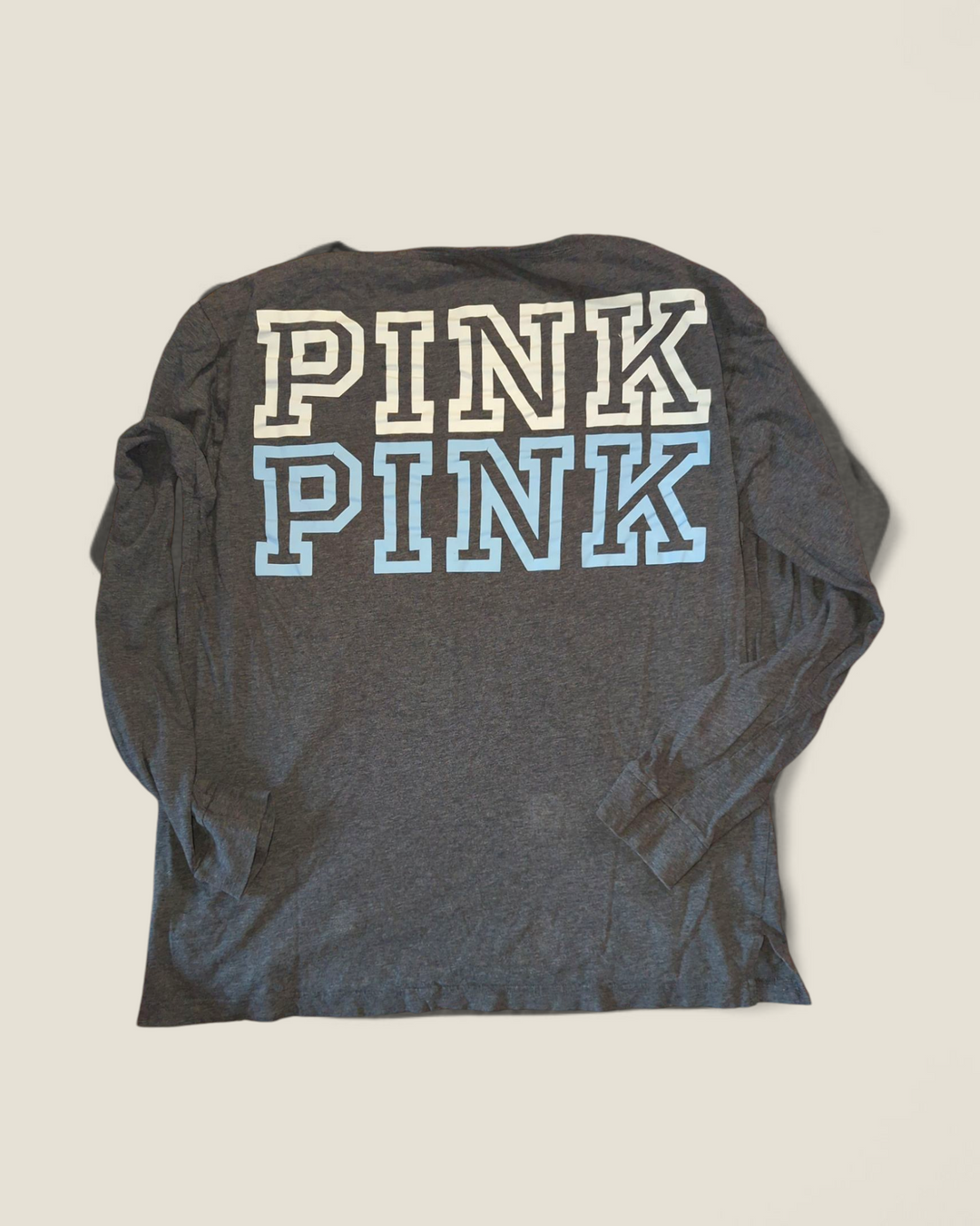 VICTORIA SECRET PINK LONG SLEEVE TOP LADIES MEDIUM PRE-LOVED