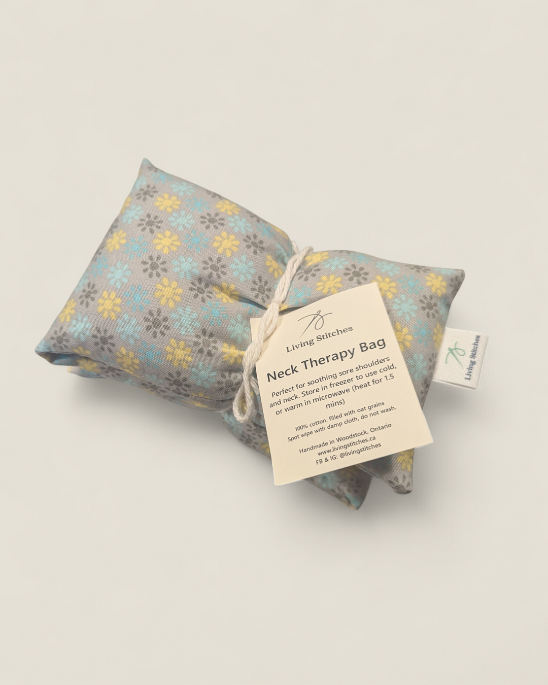 Living Stitches, Hot Cold Neck Therapy Bags