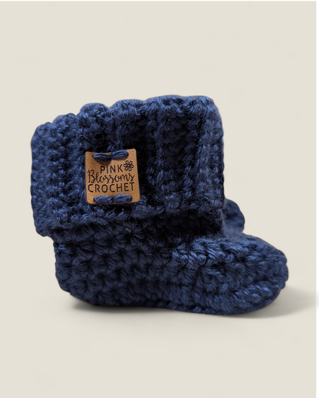 Pink Blossoms Crochet, Bowie Booties