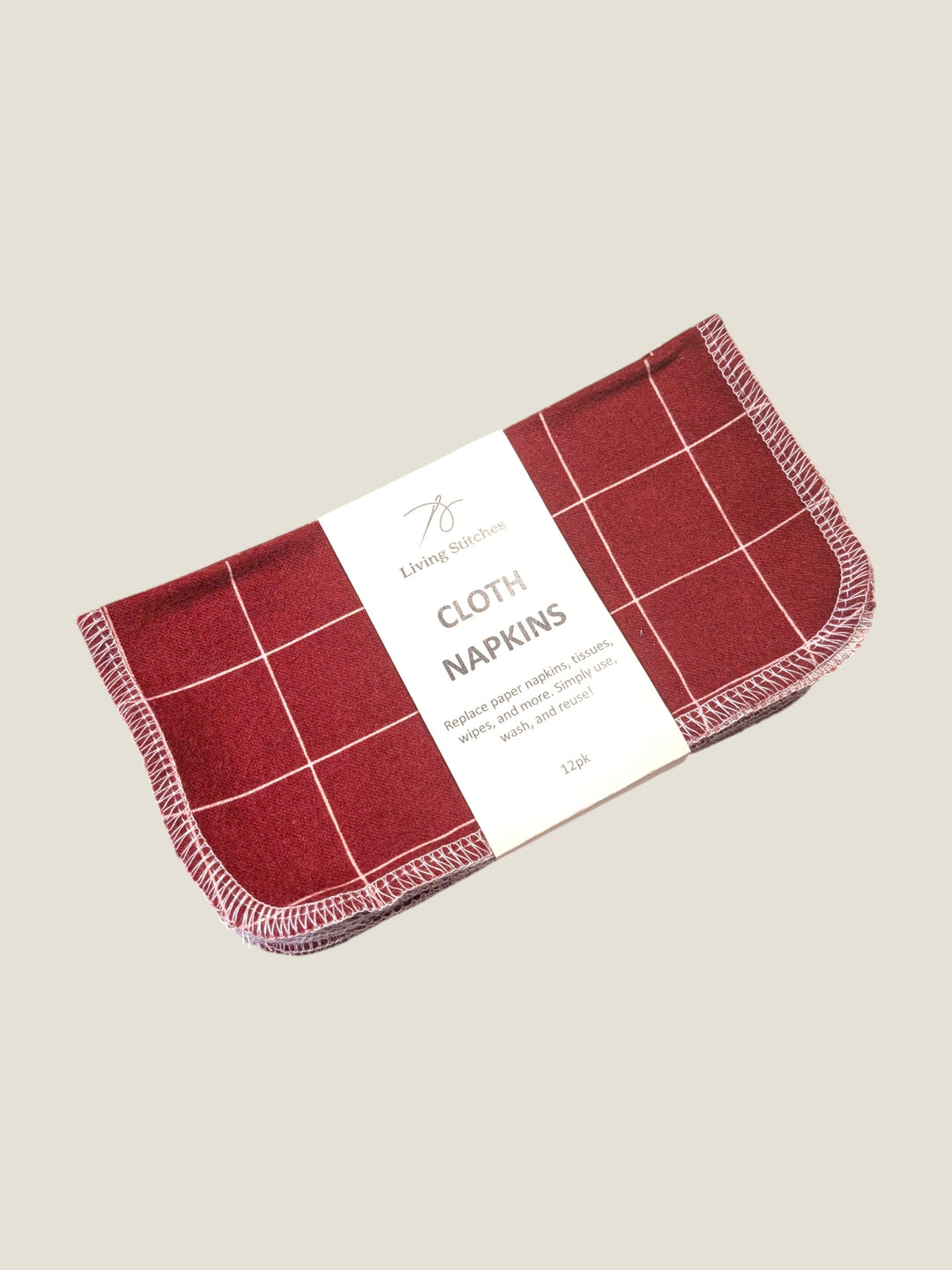 Living Stitches, Reusable Cloth Napkins