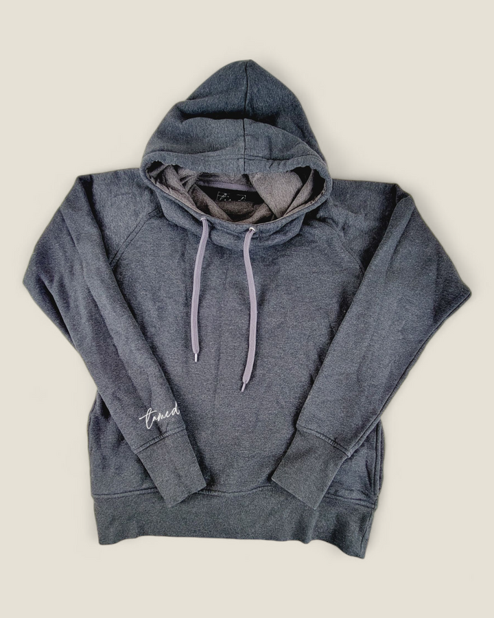 TAMED DEAD INSIDE HOODIE (BACK GRAPHIC) LADIES MEDIUM PRE-LOVED