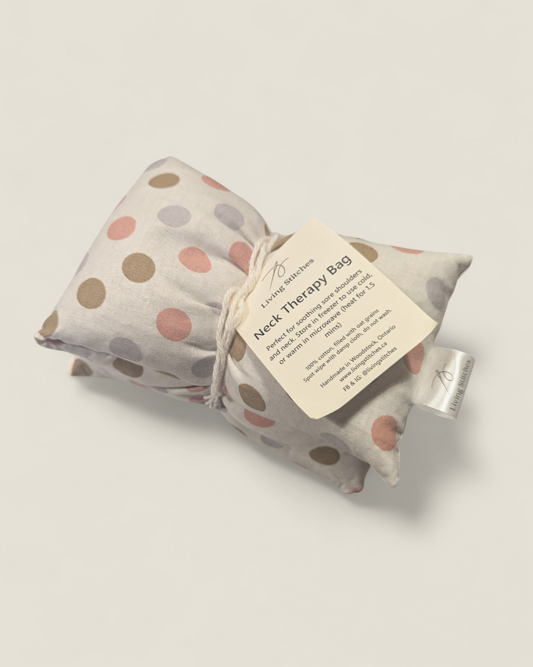 Living Stitches, Hot Cold Neck Therapy Bags