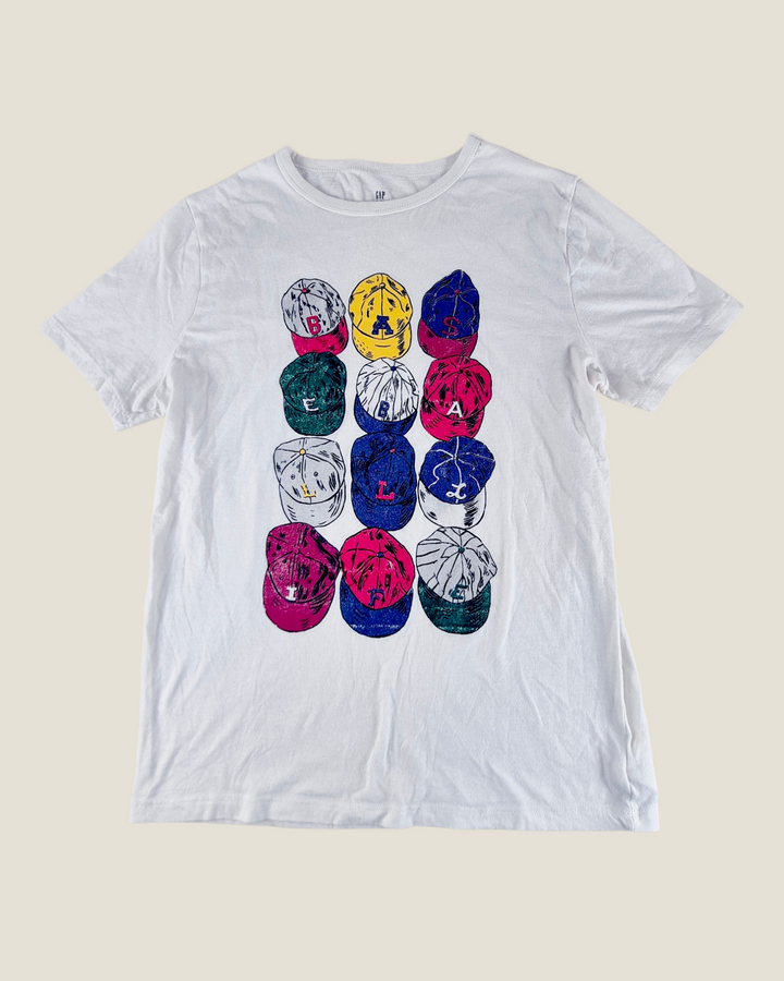 Pre-Loved GAP Kids Baseball Hat Graphic Tee Youth XXL | Betty’s Marketplace