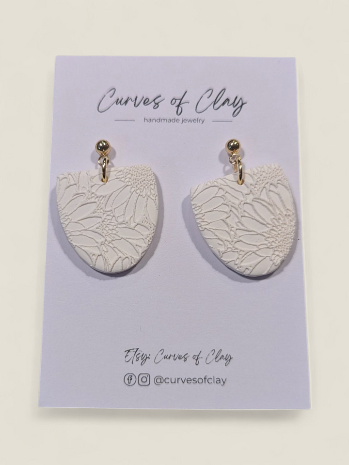 Curves of Clay, Everyday Dangle Earrings