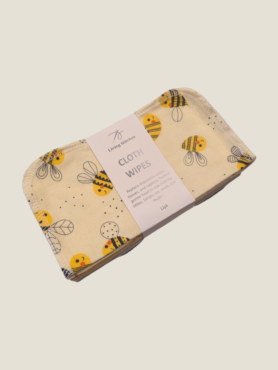 Living Stitches, Reusable Cloth Wipes