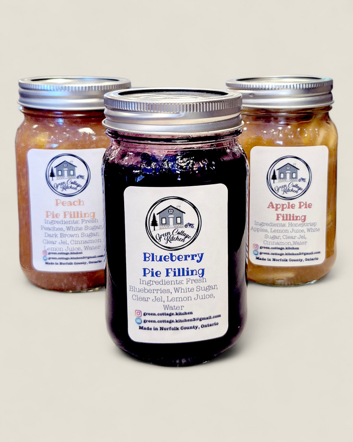 Green Cottage Kitchen, Pie Filling