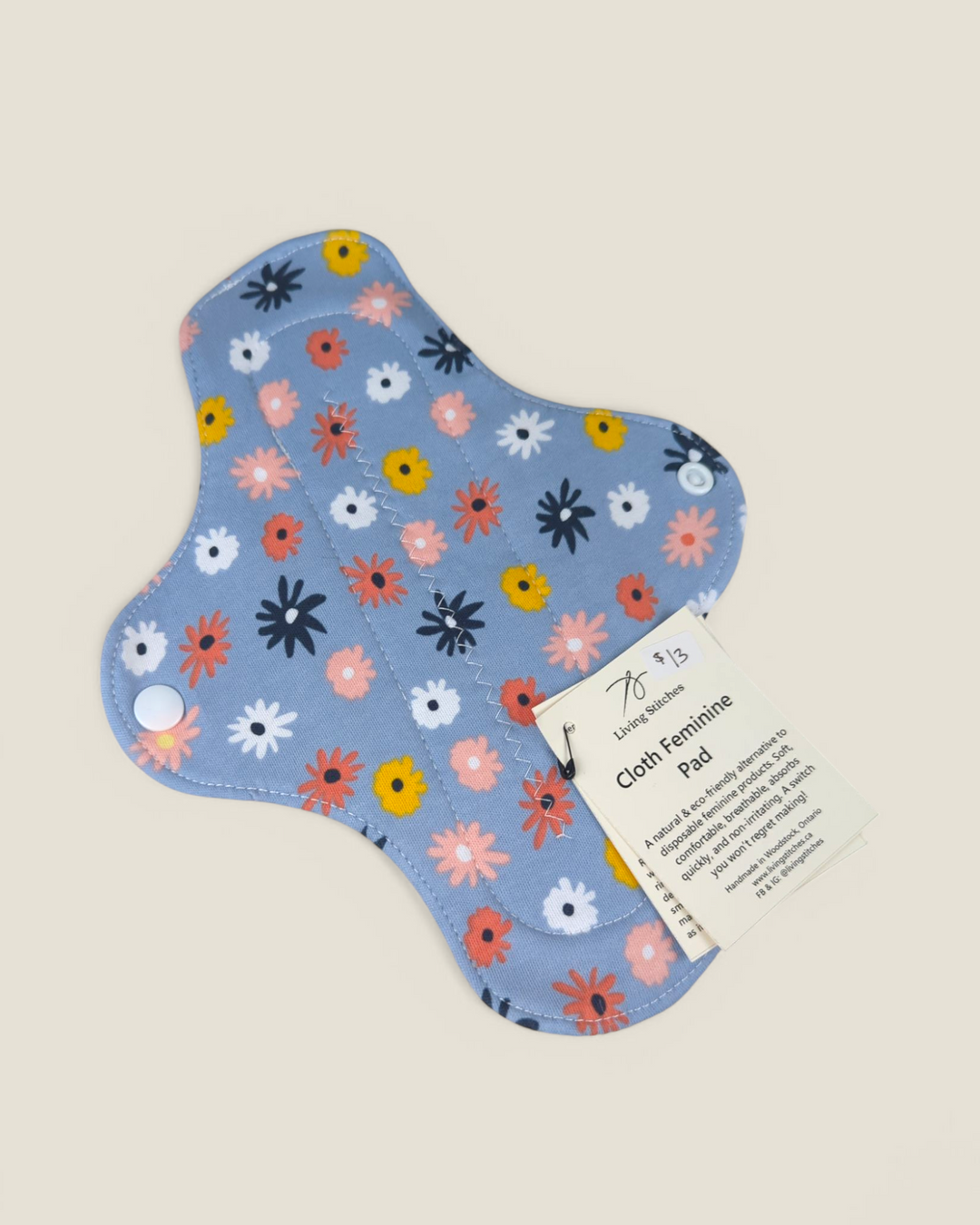 Living Stitches, Reusable Cloth Feminine Pads (Various Sizes)