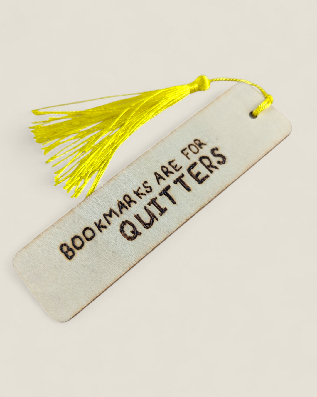 Marked In Wood, Wood Burnt Bookmarks