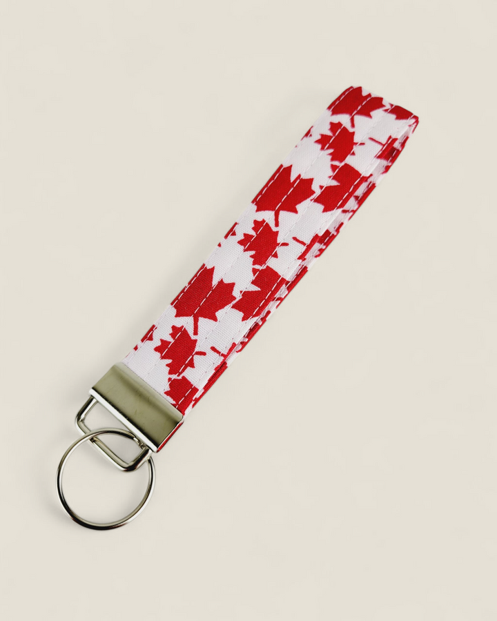 Izzyrai Handmade, Canada Themed Fabric Coin Purses & Key Fobs