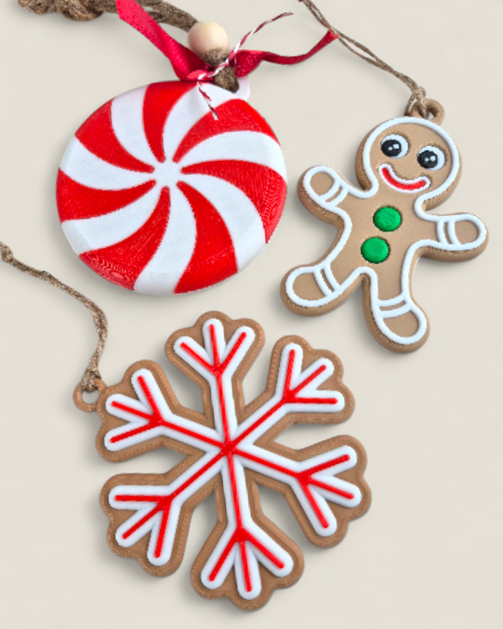 NFx3D, 3D Printed Christmas Tree Ornaments