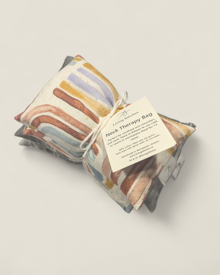 Living Stitches, Hot Cold Neck Therapy Bags