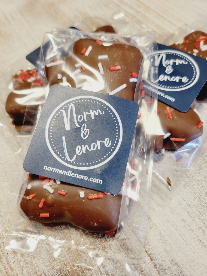 Norm & Lenore, Chocolate Dipped Cookies