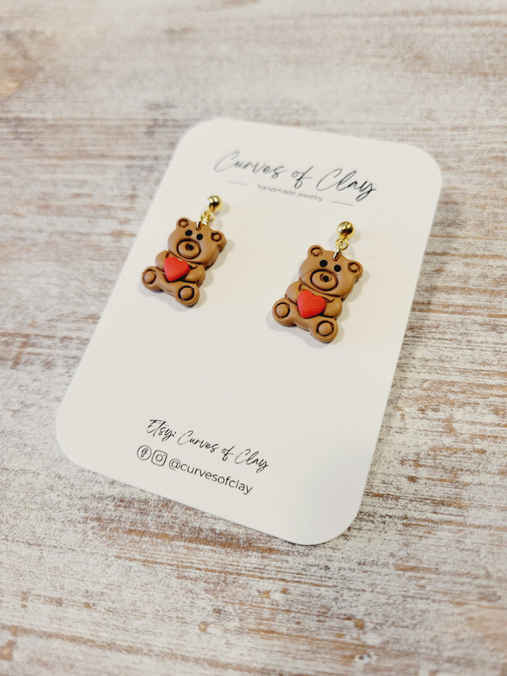 Curves of Clay, Everyday Dangle Earrings